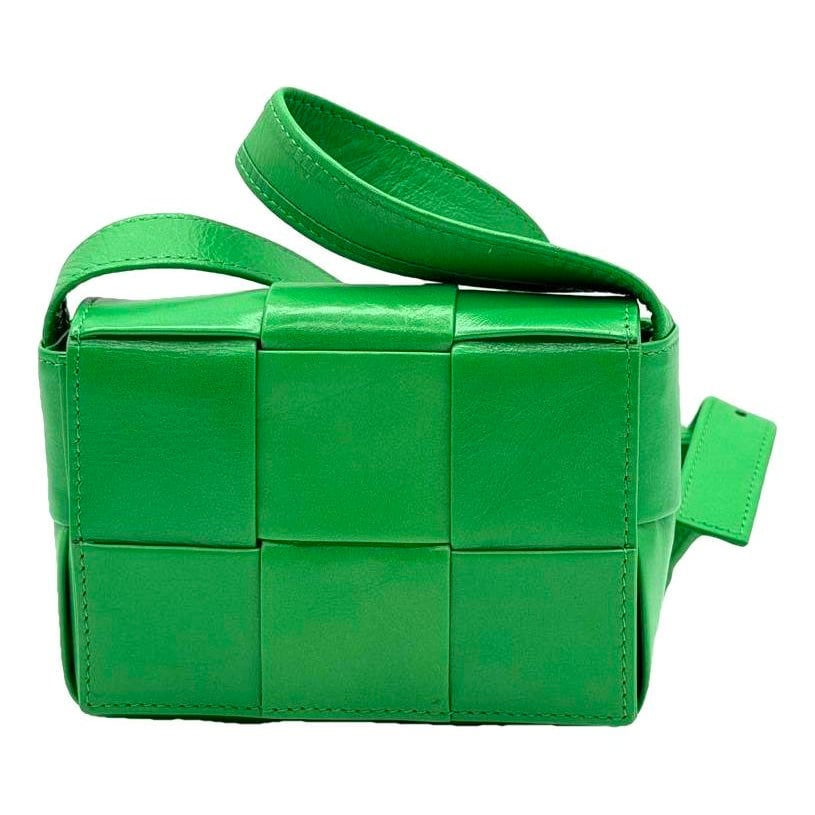 Cassette leather crossbody bag