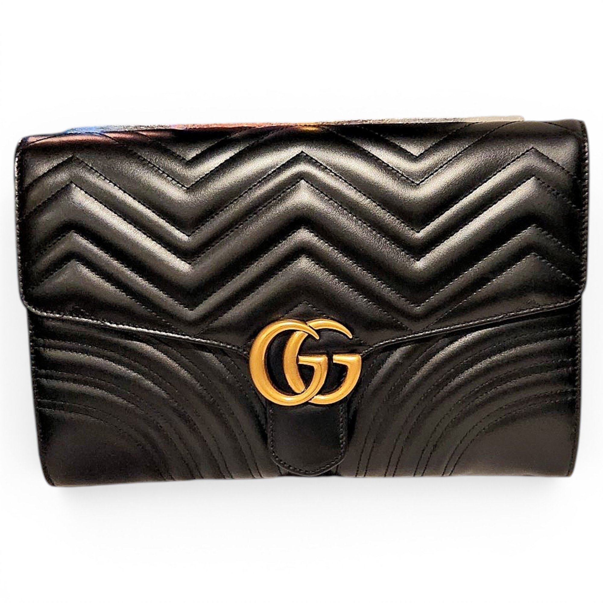GG Marmont Flap leather handbag