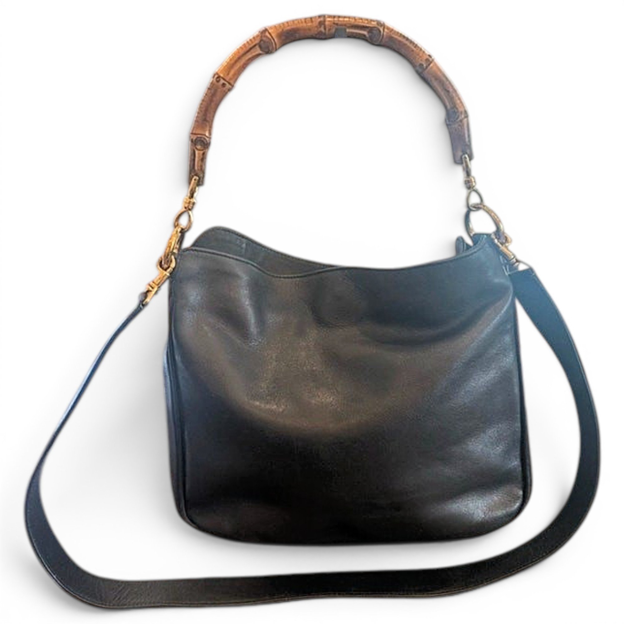 Bamboo leather satchel