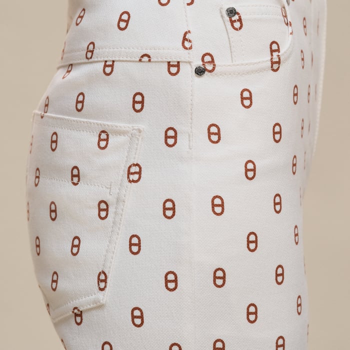 Marron Fauve "Chaine d'Ancre" Bootcut Pants