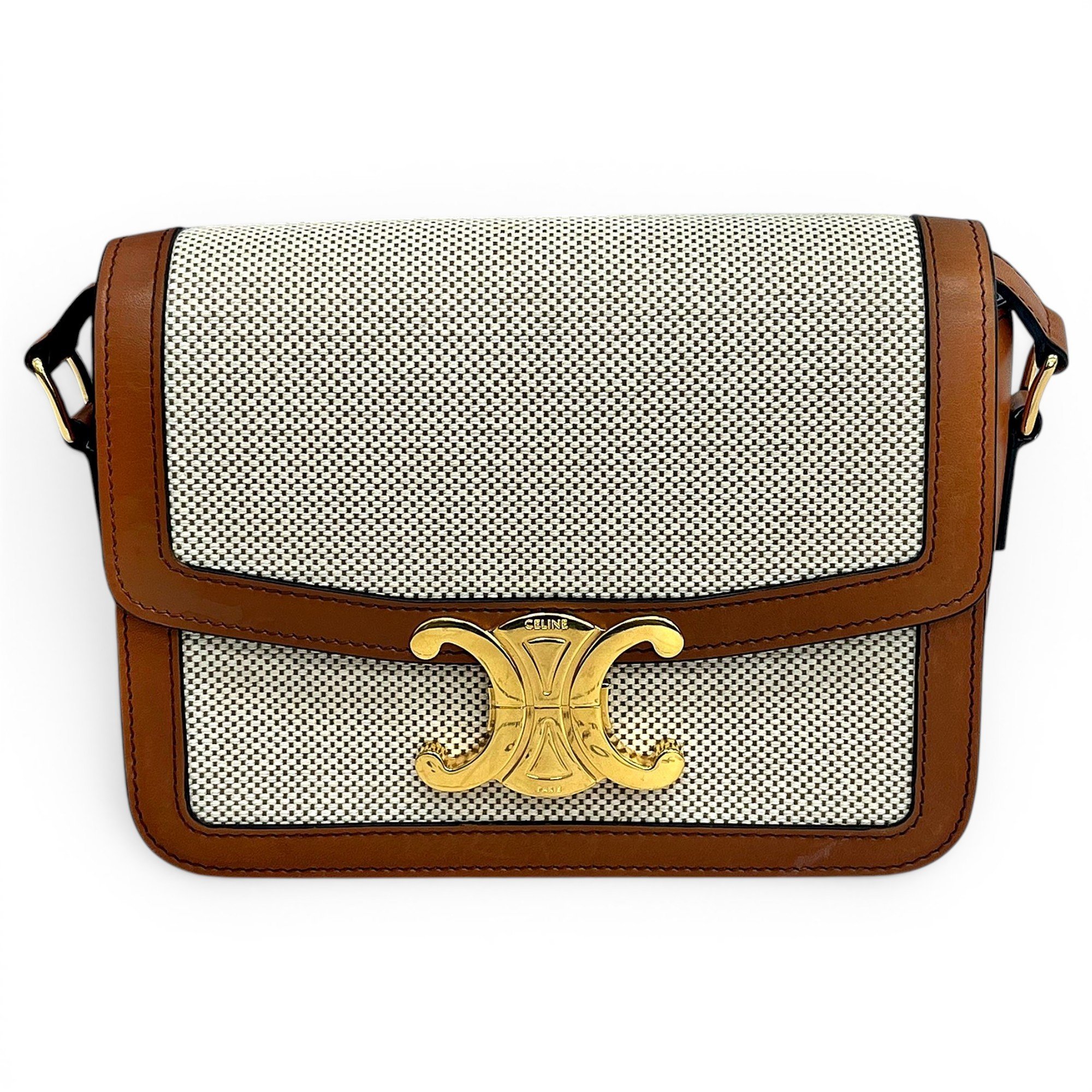 Triomphe cloth handbag
