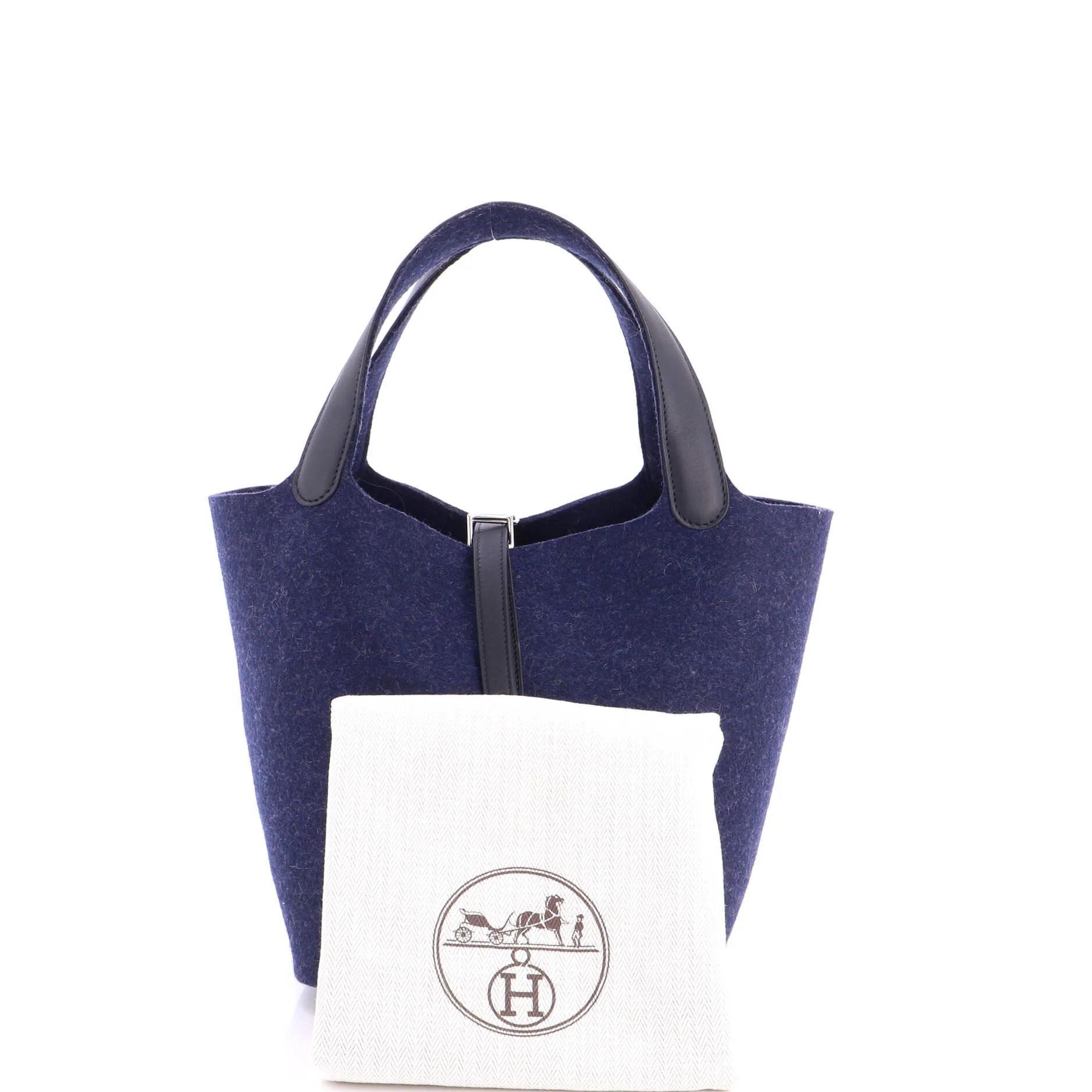 Picotin leather handbag