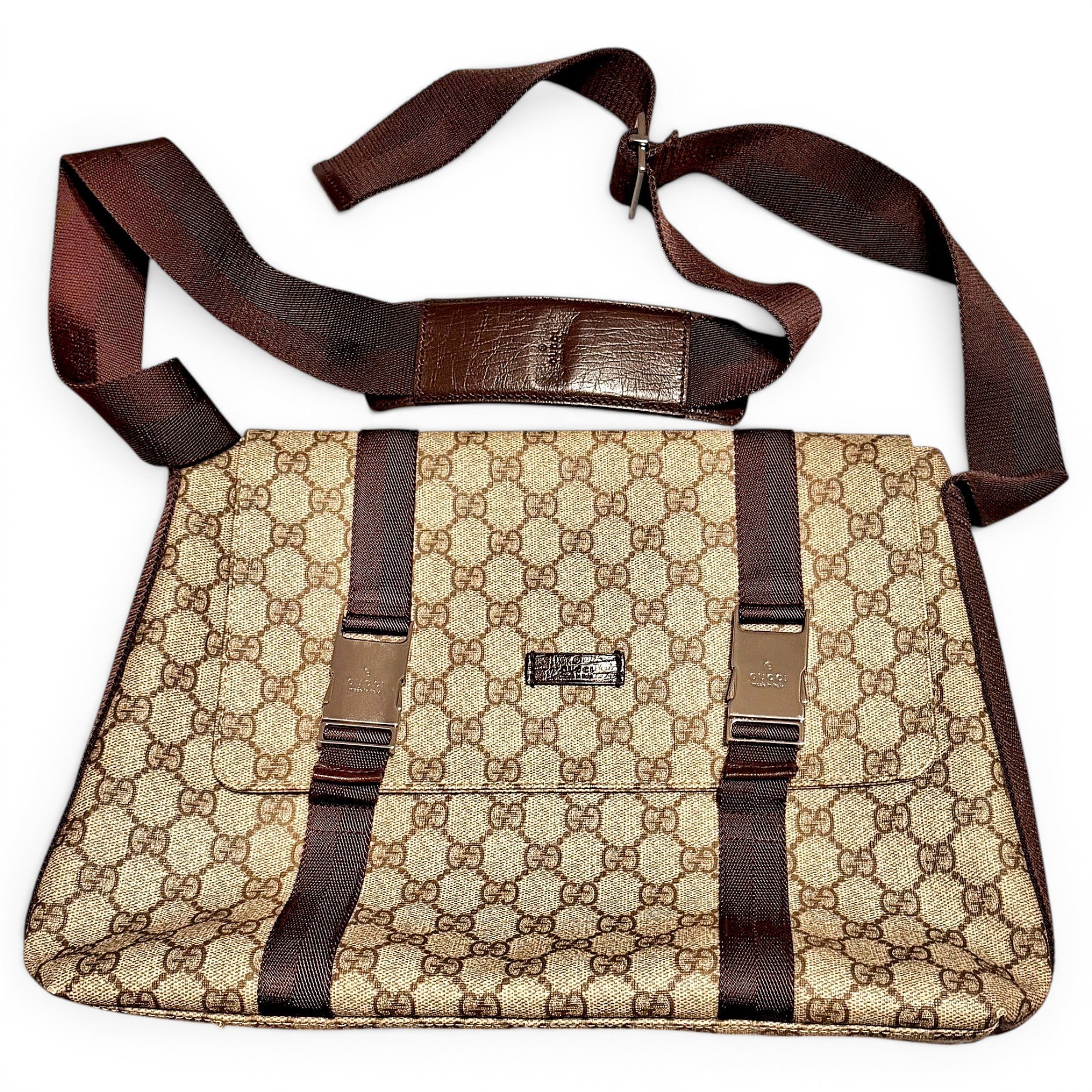 Leather satchel