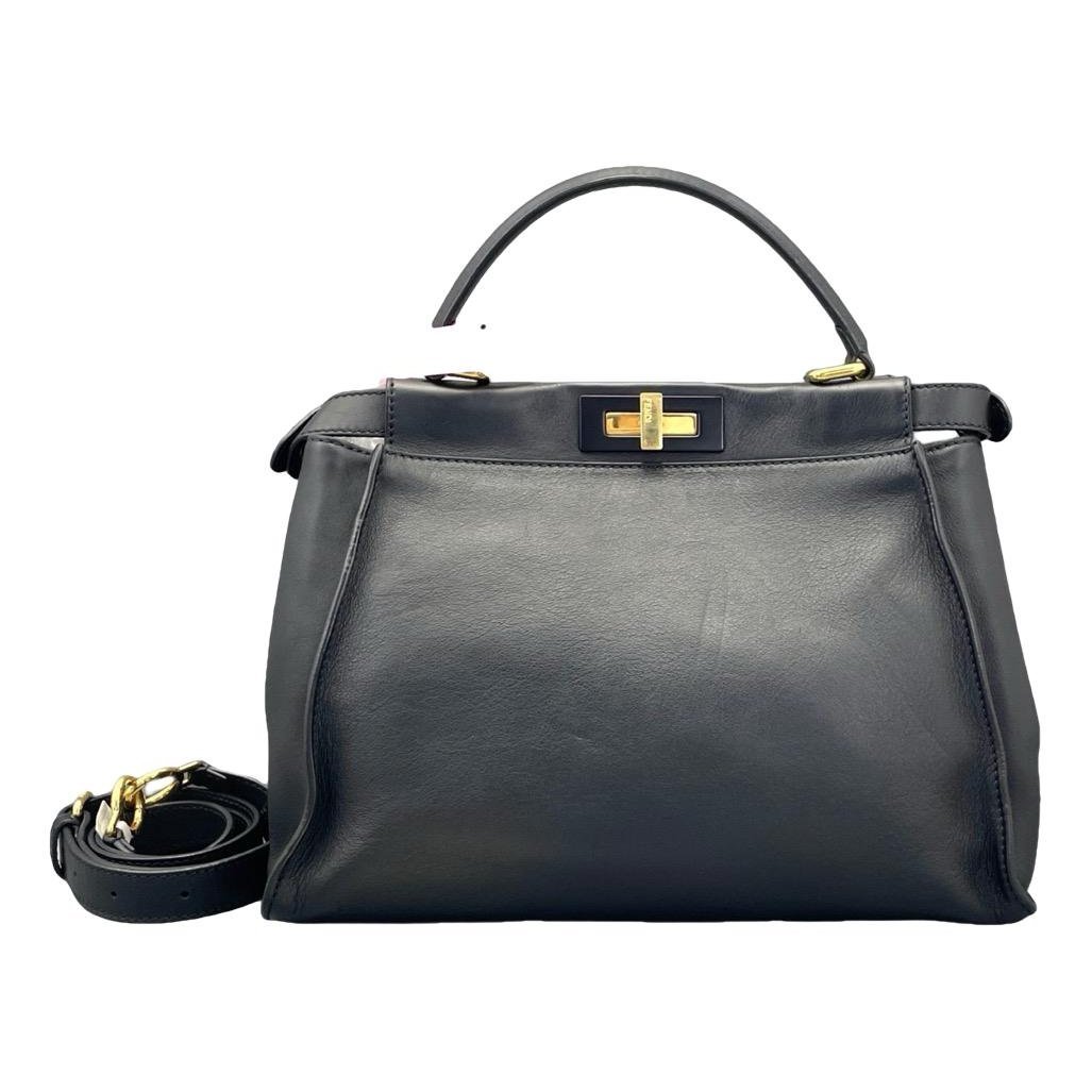 Peekaboo leather handbag