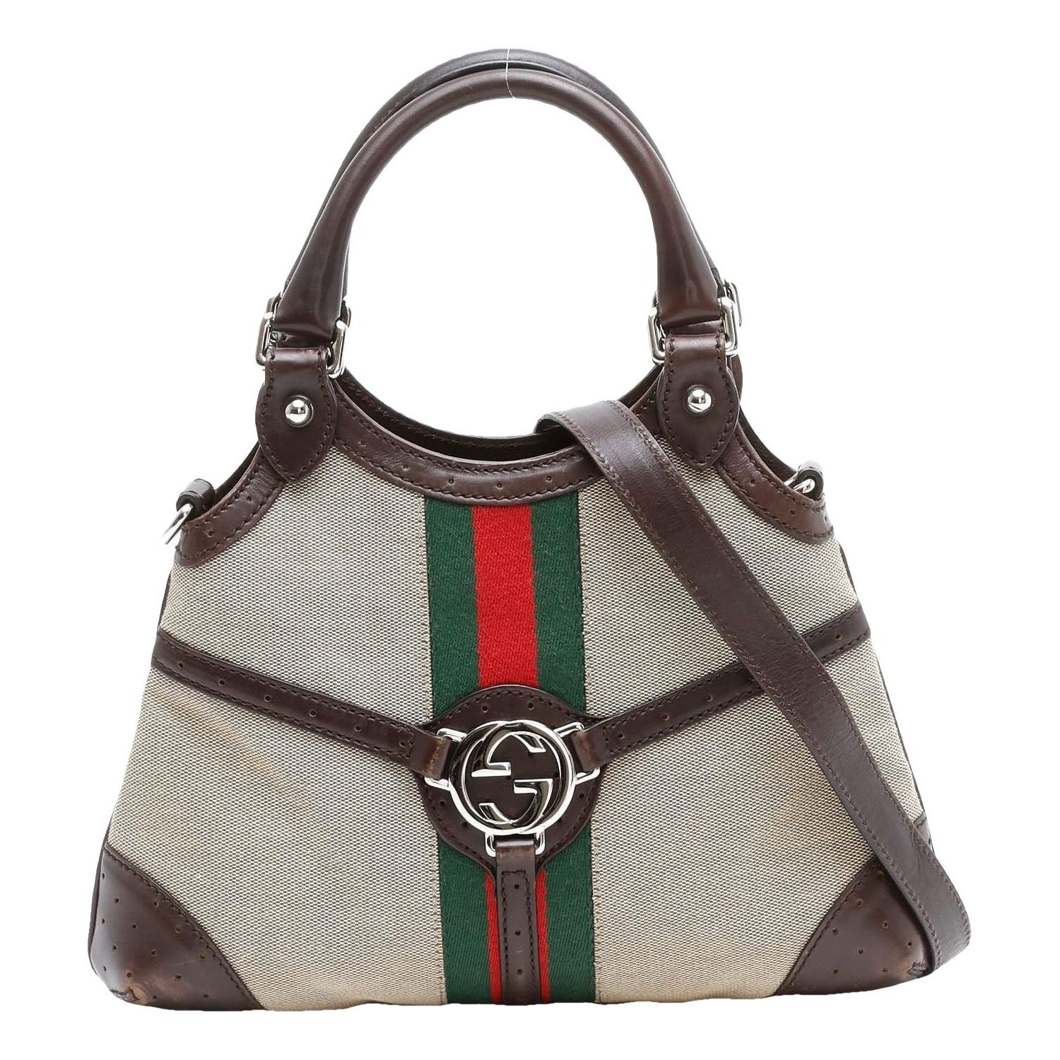 Ophidia GG leather handbag