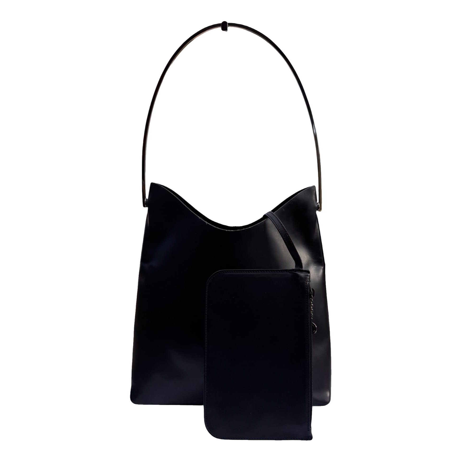 Hobo leather handbag