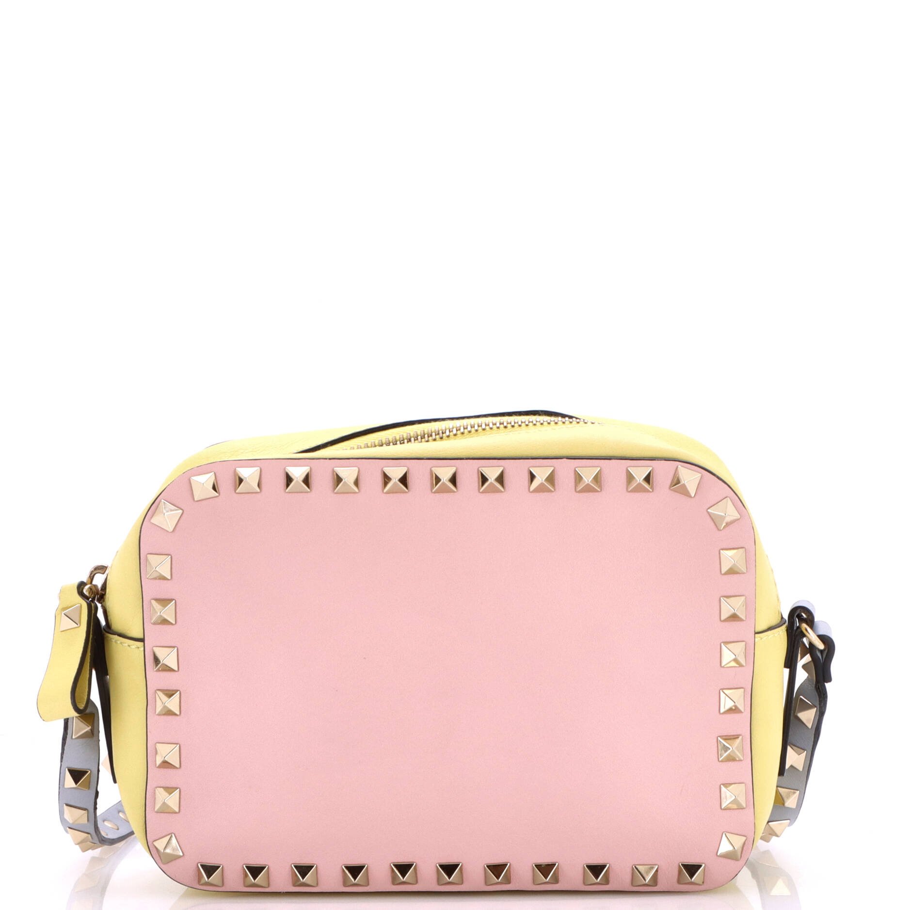 Rockstud Camera Crossbody Bag Leather