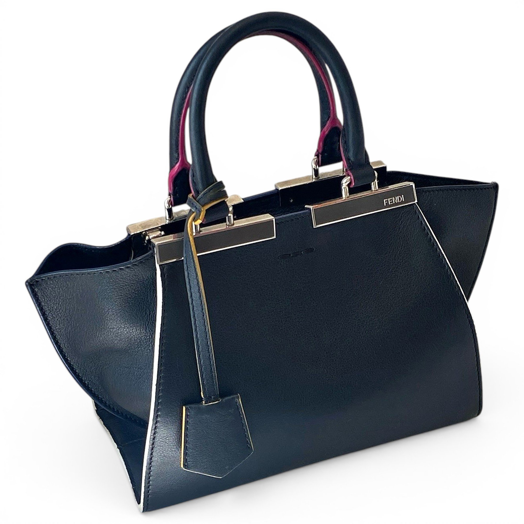 Peekaboo leather handbag