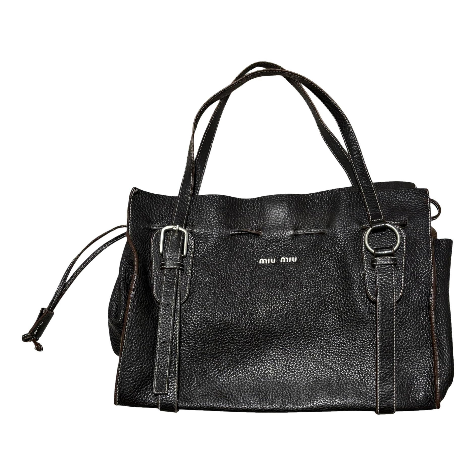 Leather handbag