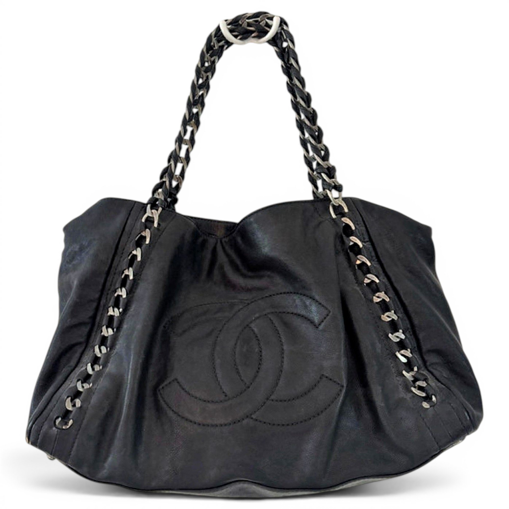 Leather handbag