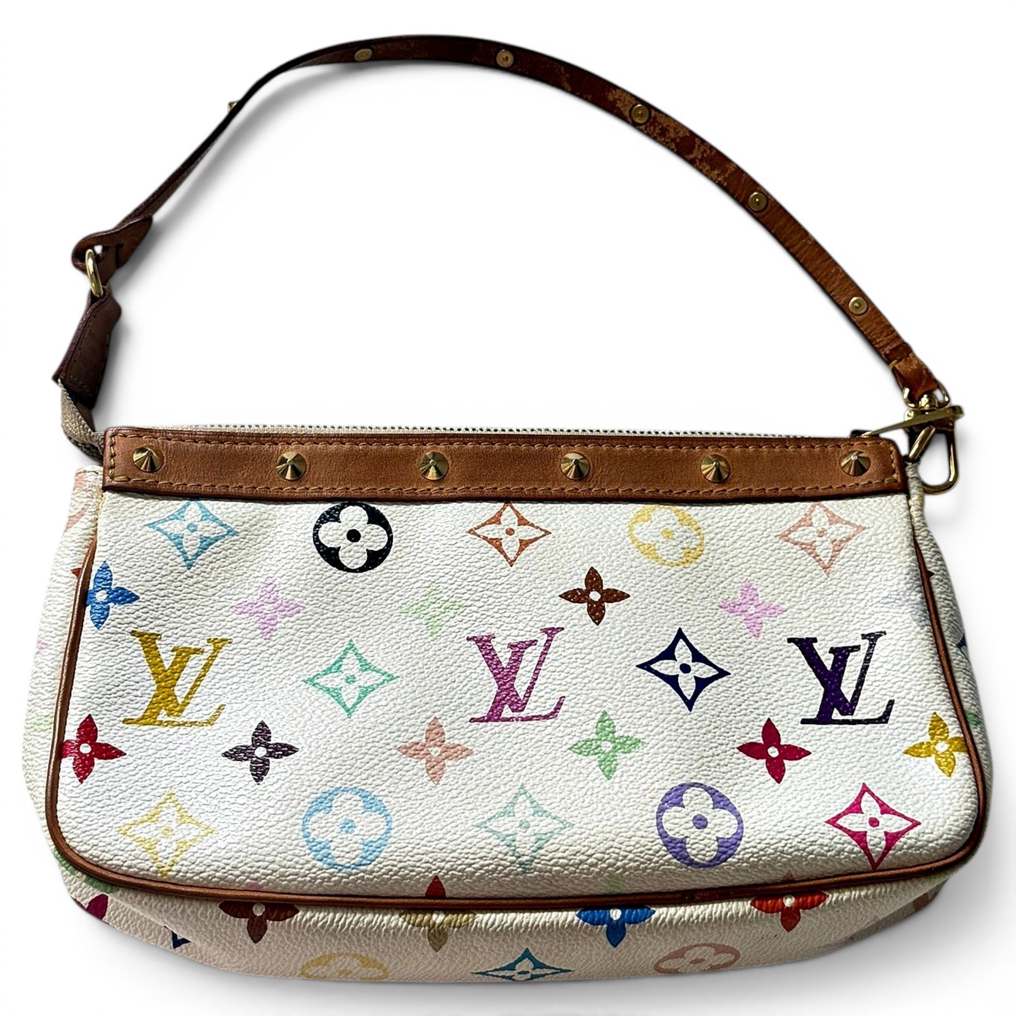 Pochette Accessoire leather handbag