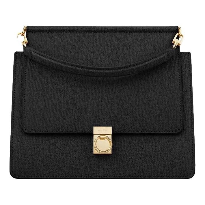 Numéro Sept leather crossbody bag
