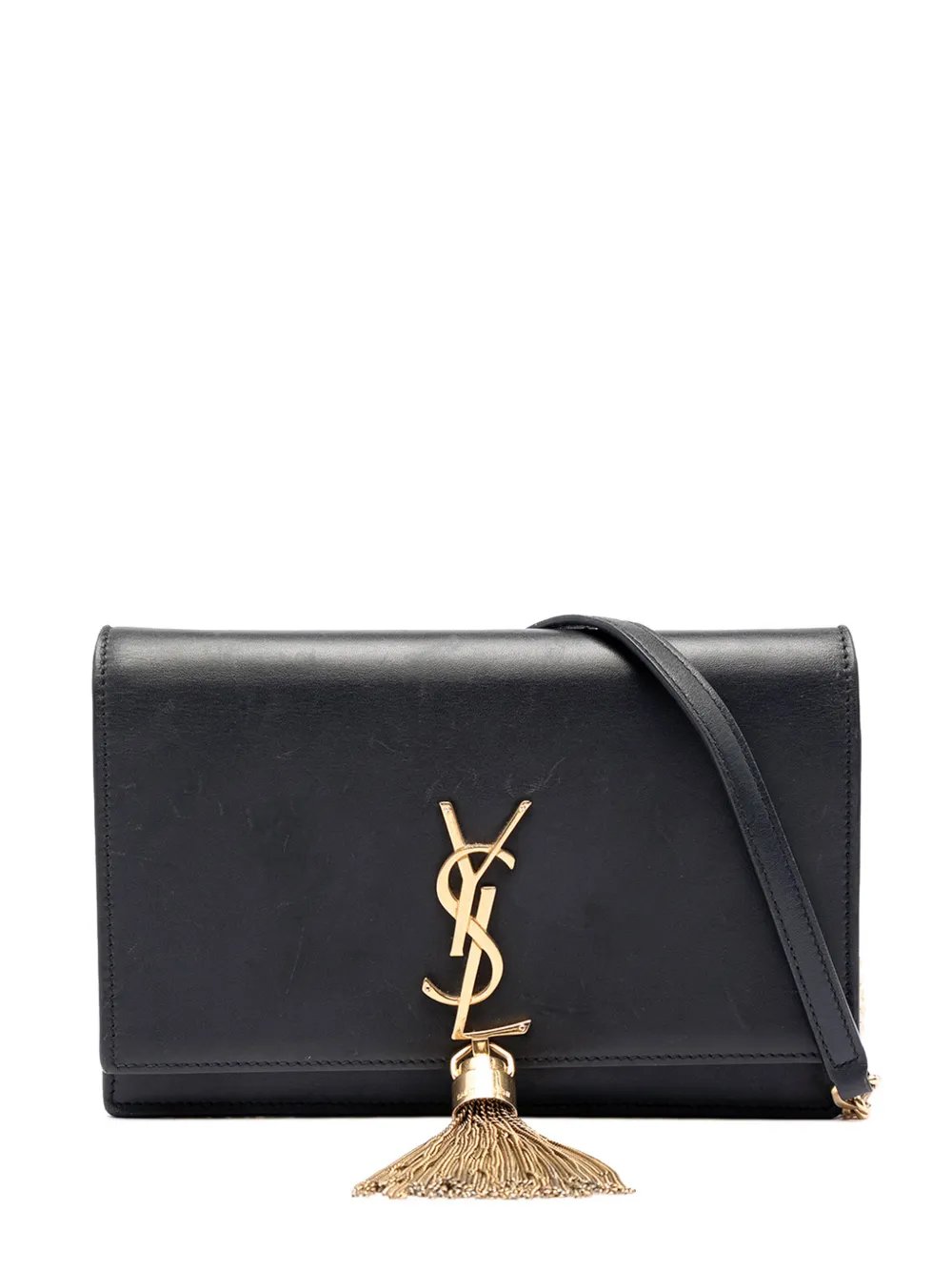 2017 Smooth Calfskin Monogram Kate Tassel Chain Wallet crossbody bag