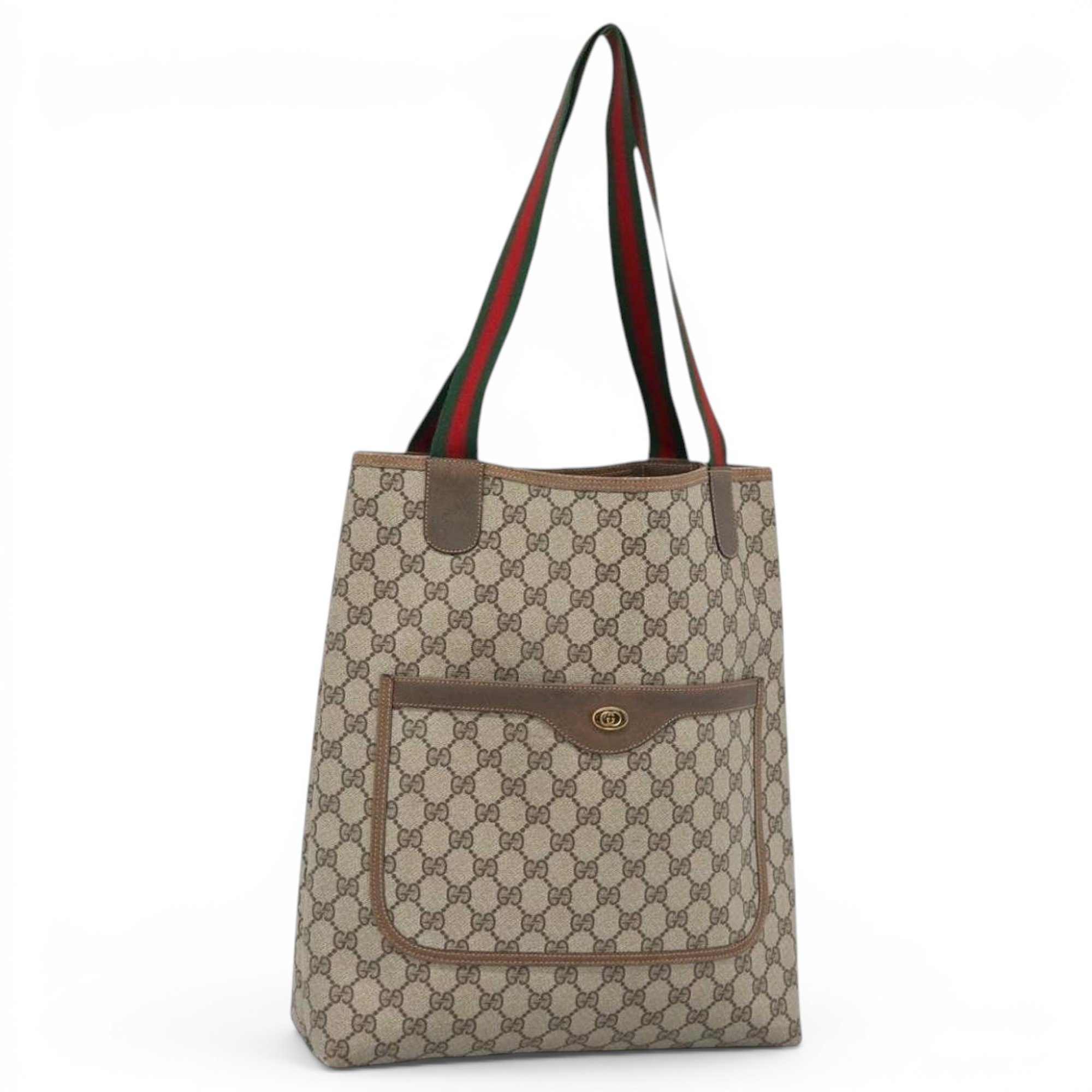 Leather tote