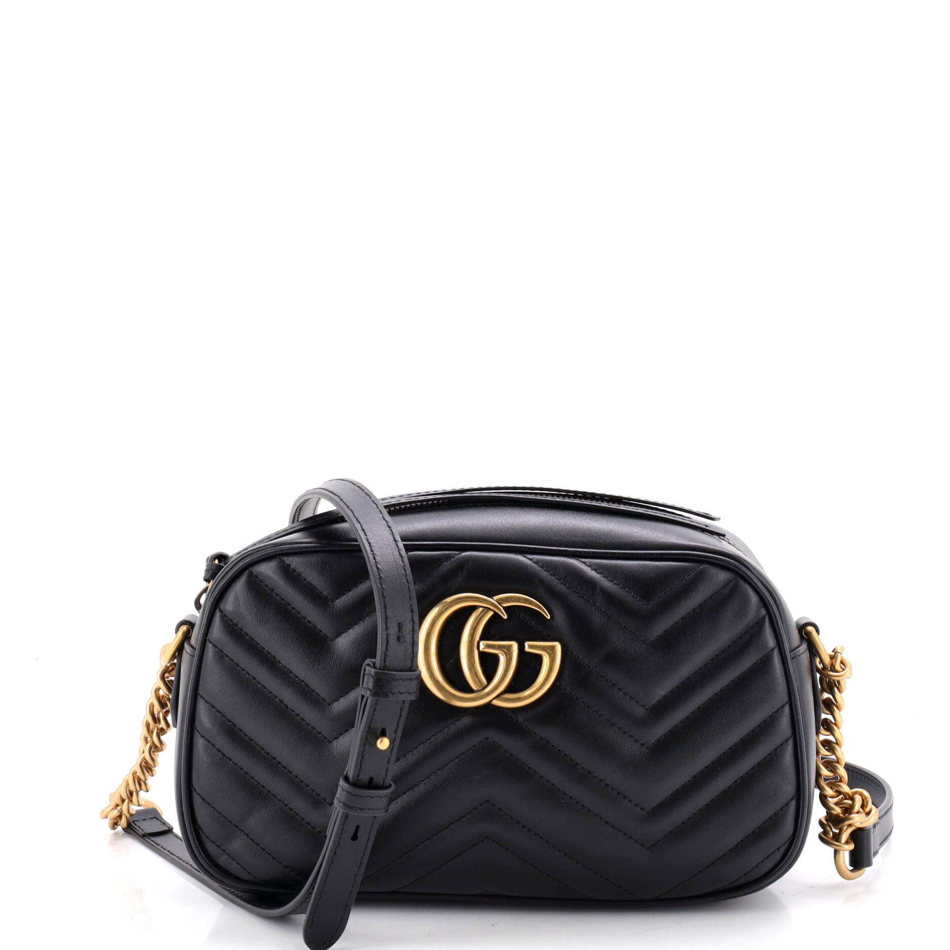 GG Marmont Shoulder Bag Matelasse Leather Small