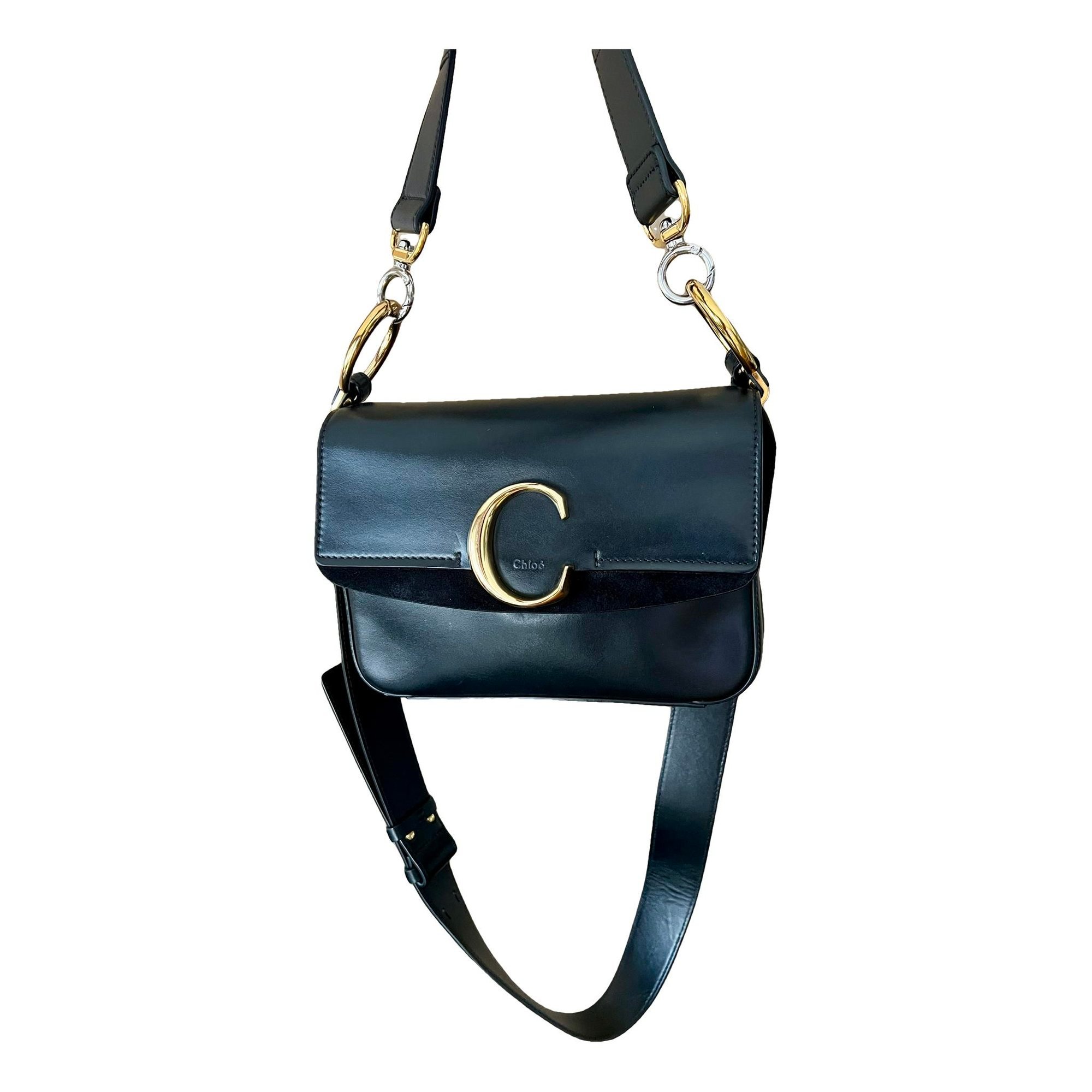 C leather handbag