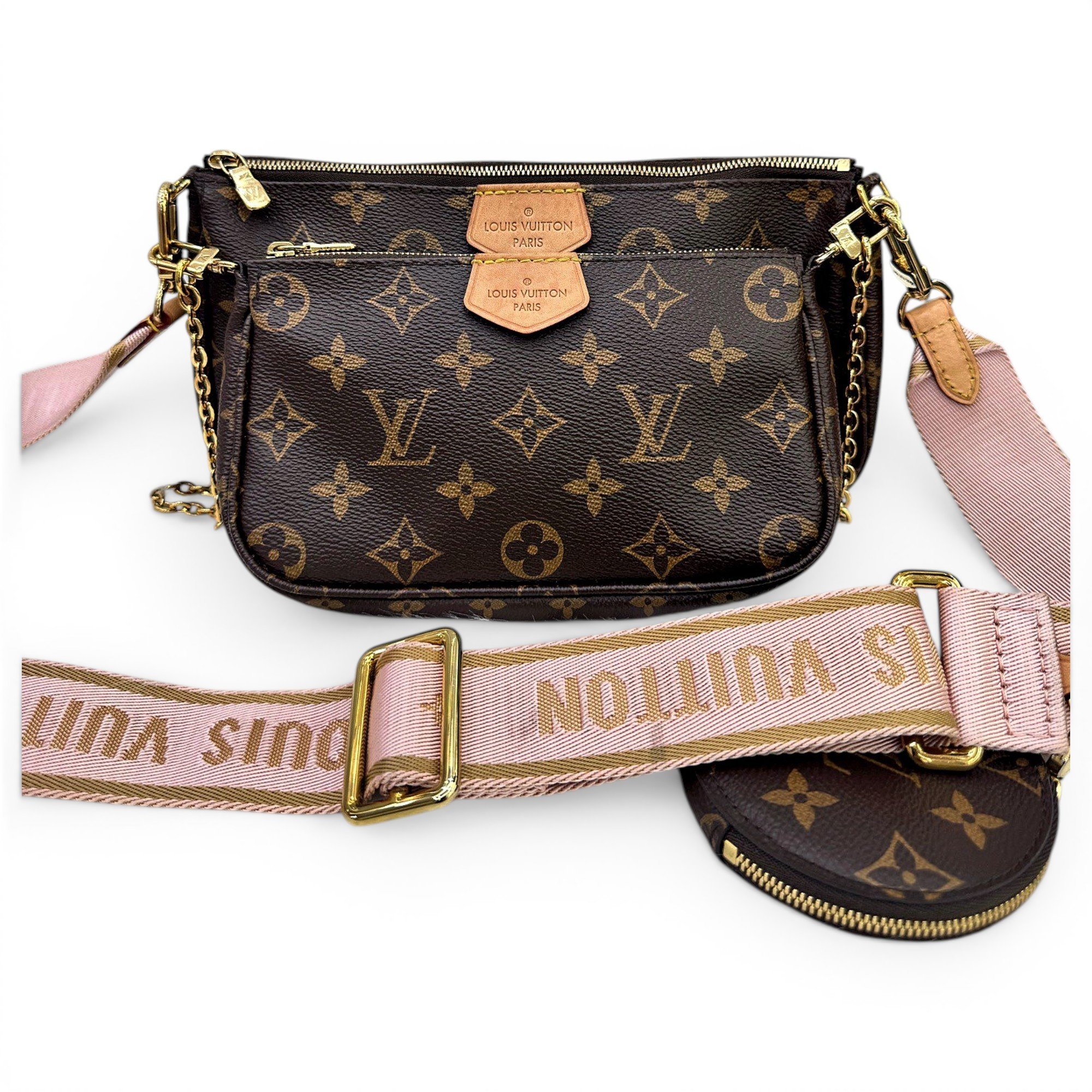 Multi Pochette Accessoires leather handbag