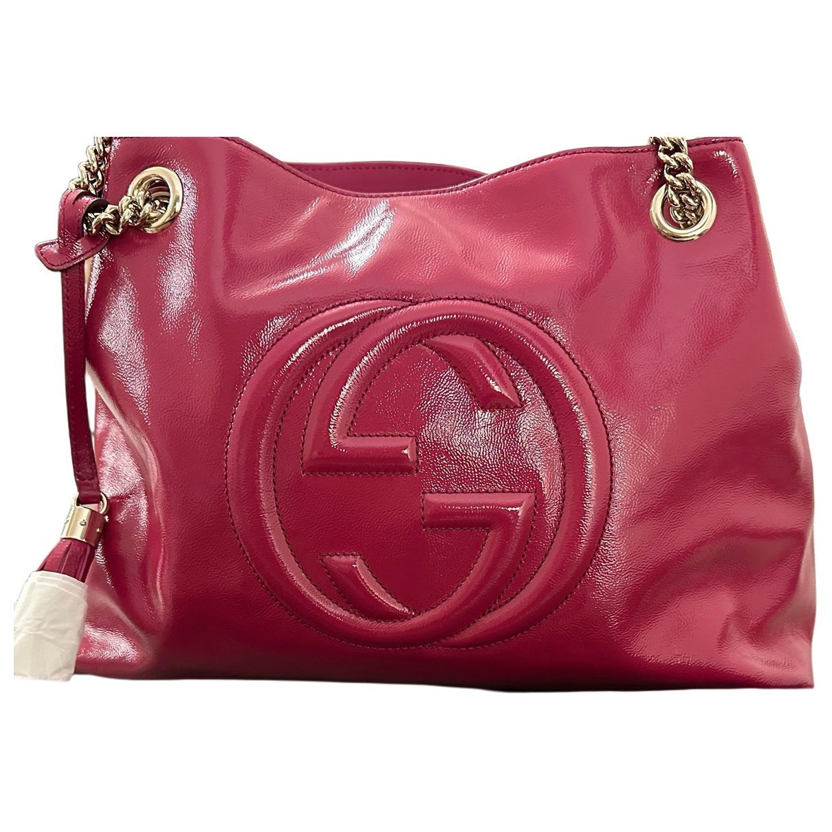 Soho patent leather handbag