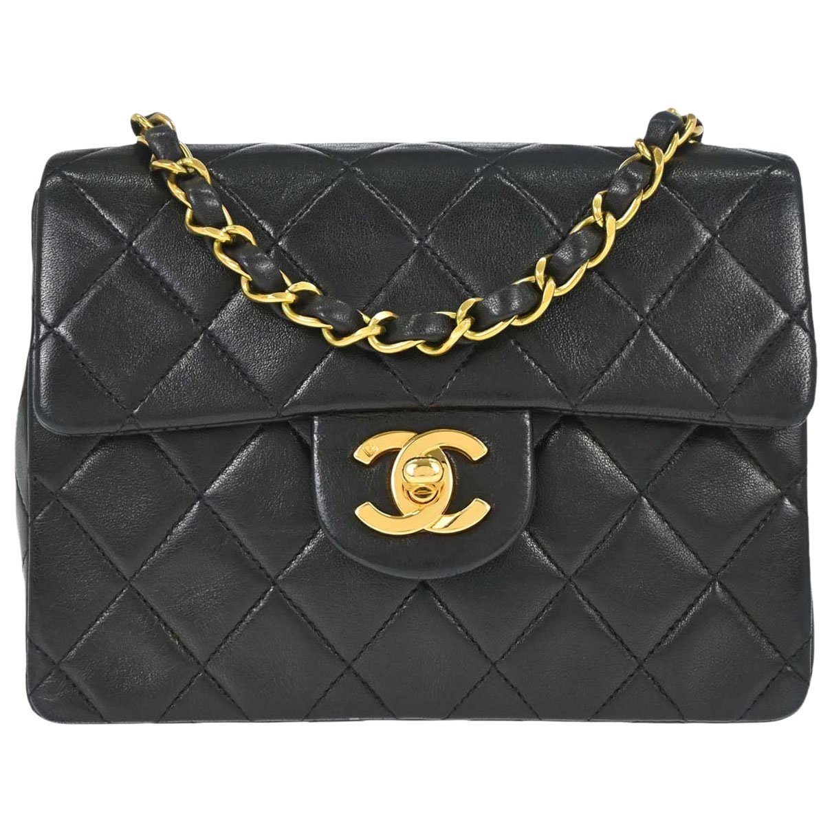Trendy CC Flap leather handbag