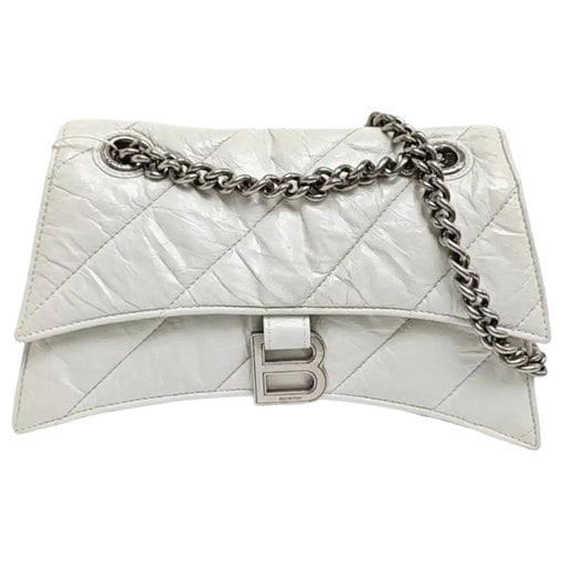 Crush leather crossbody bag