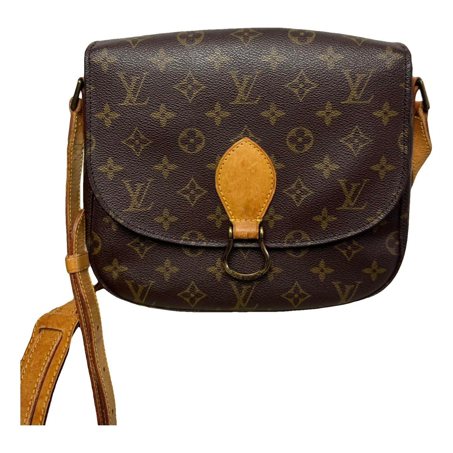 Leather clutch bag
