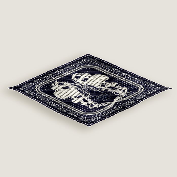 Marine Brides De Gala Pleated Bandana 55