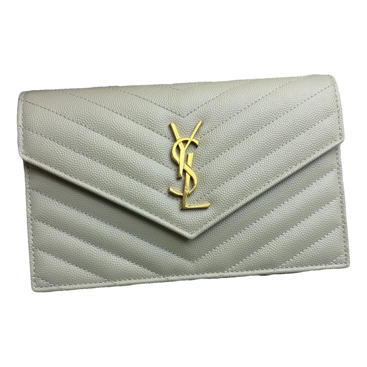 Portefeuille enveloppe leather crossbody bag
