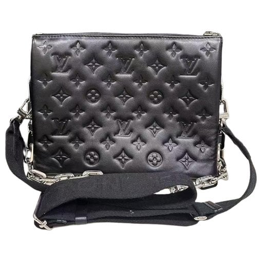 Coussin leather handbag
