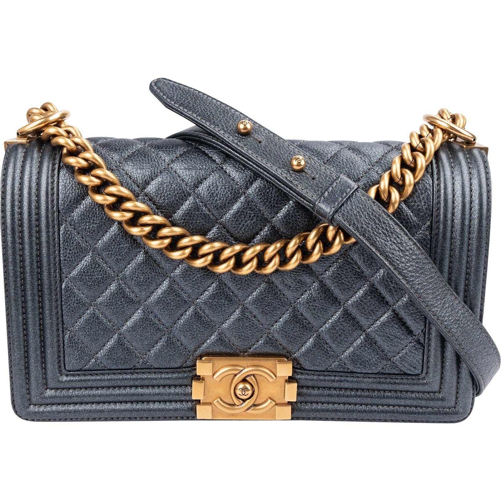 Boy leather crossbody bag