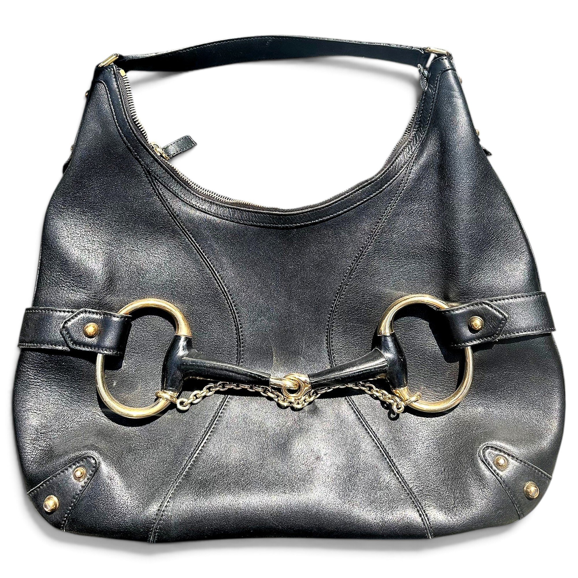 Leather handbag