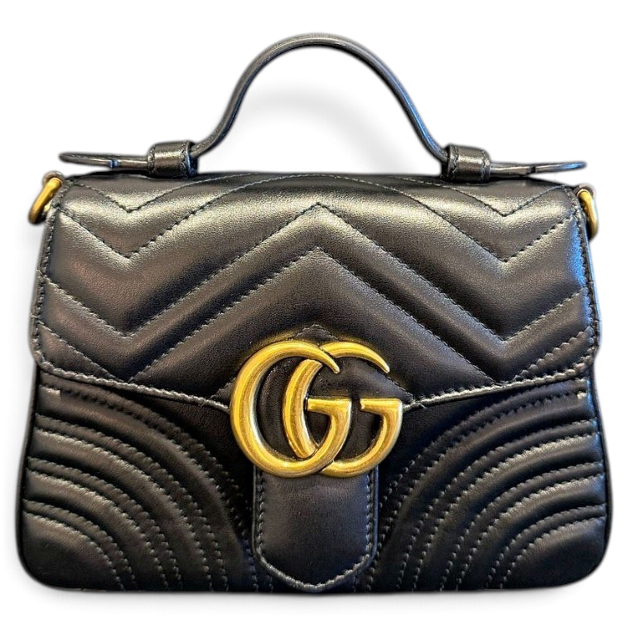 GG Marmont Flap leather crossbody bag