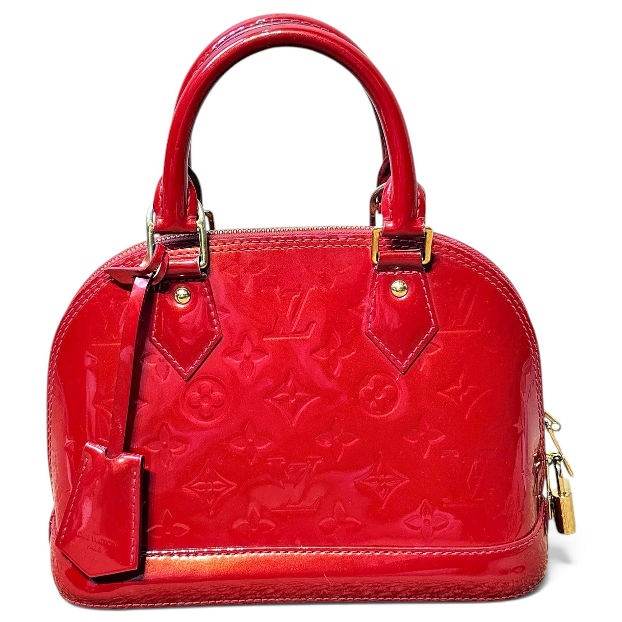 Alma patent leather handbag