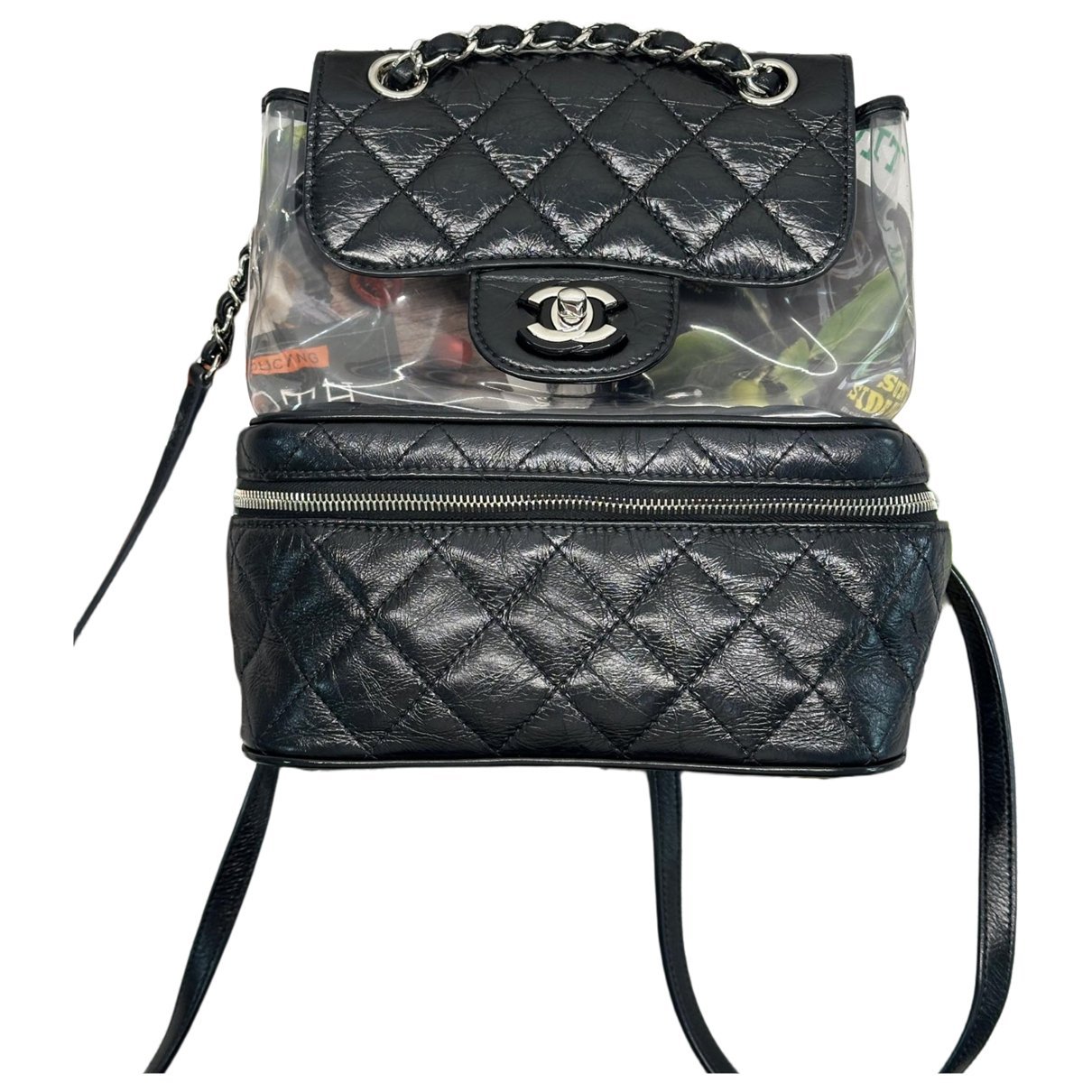 Leather backpack