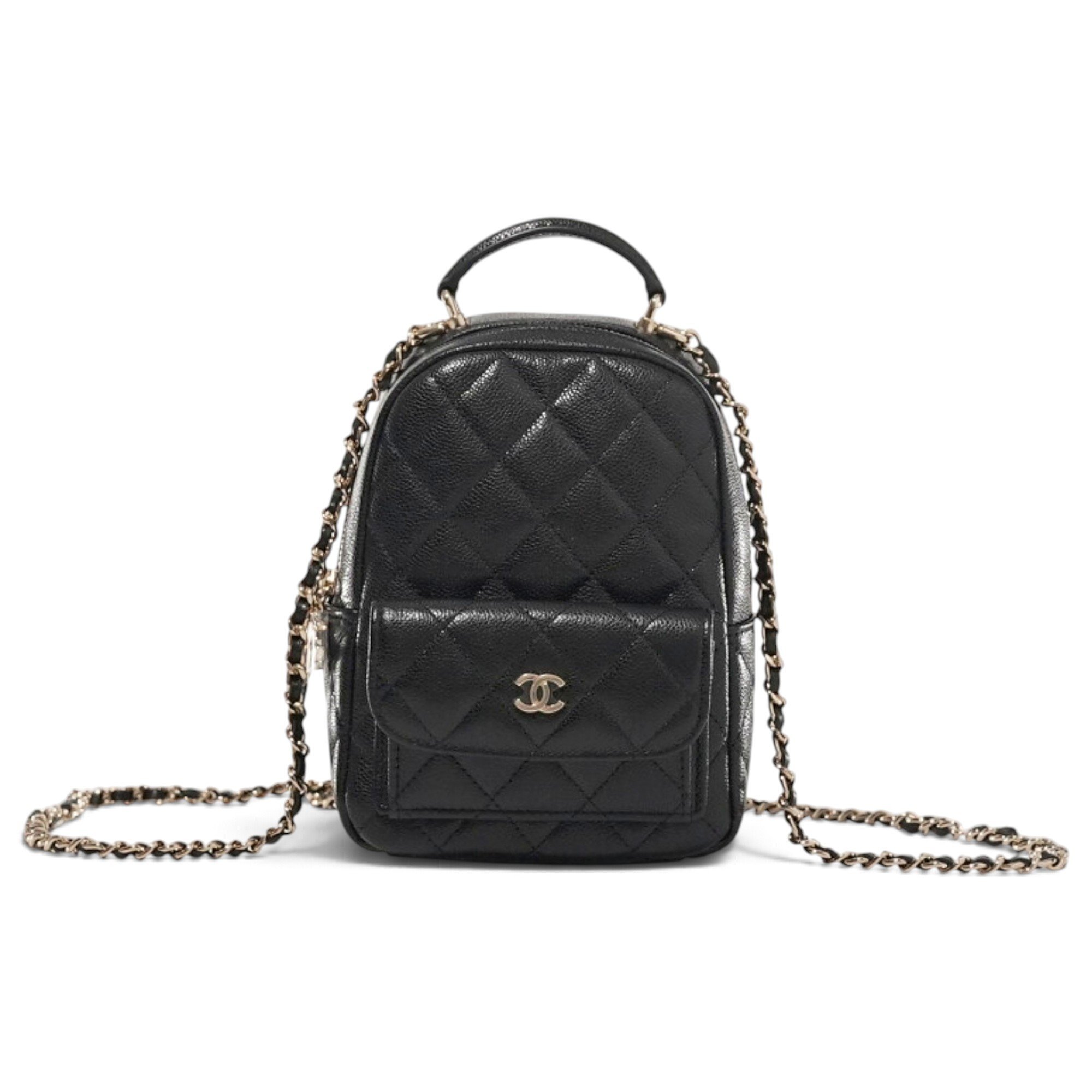 Leather backpack