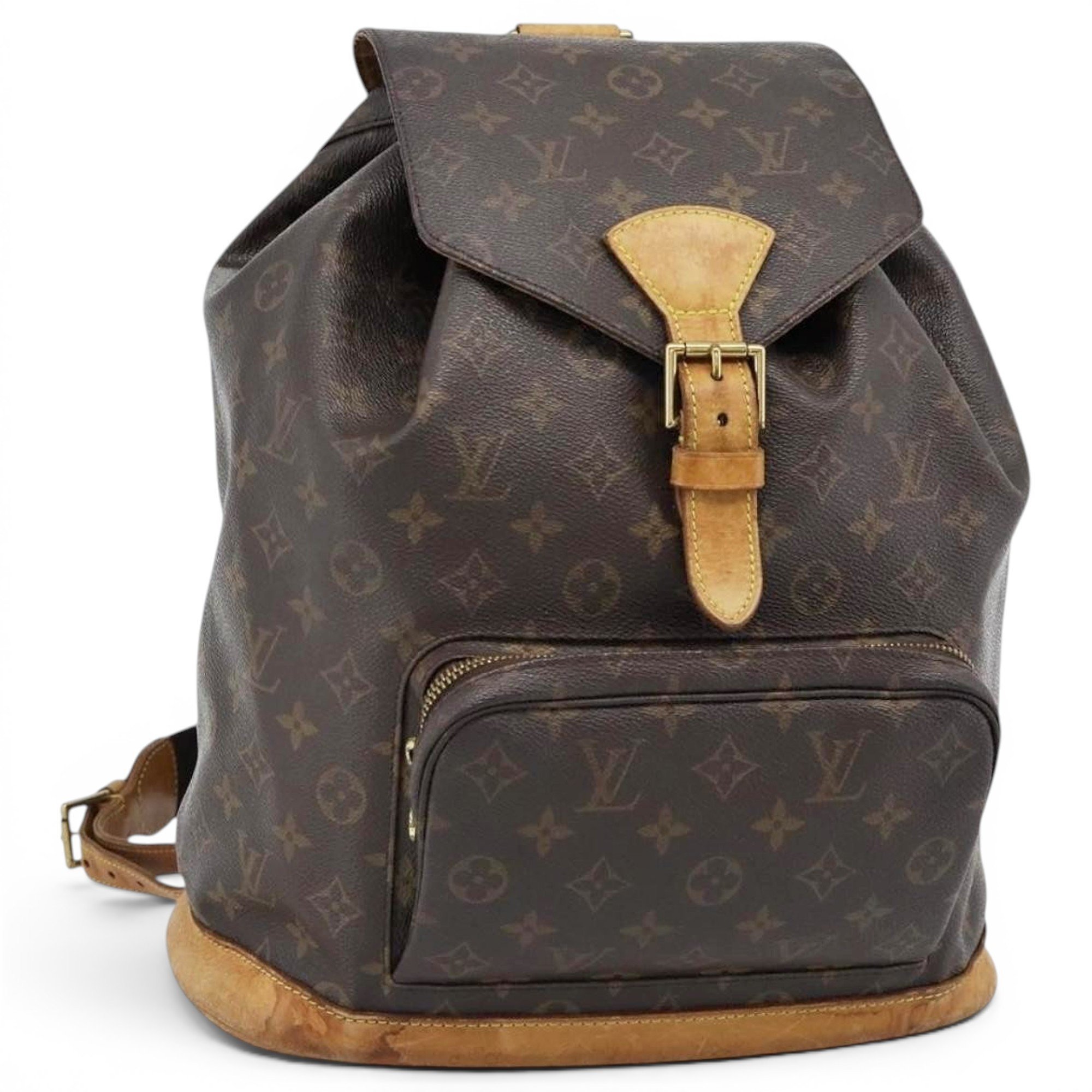 Montsouris leather backpack