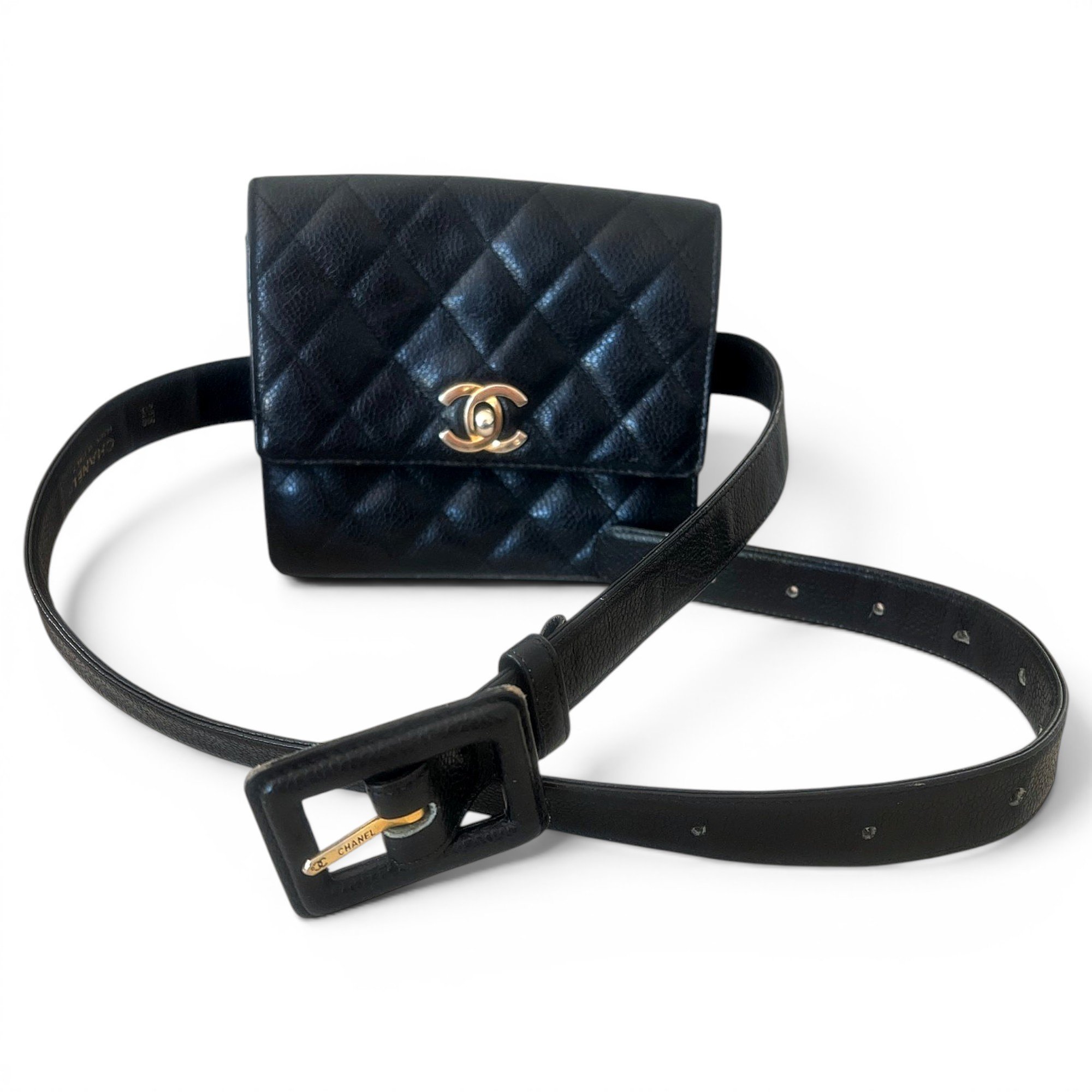 Leather clutch bag