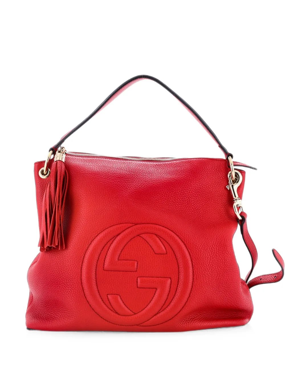 Soho Convertible Leather Large hobo bag