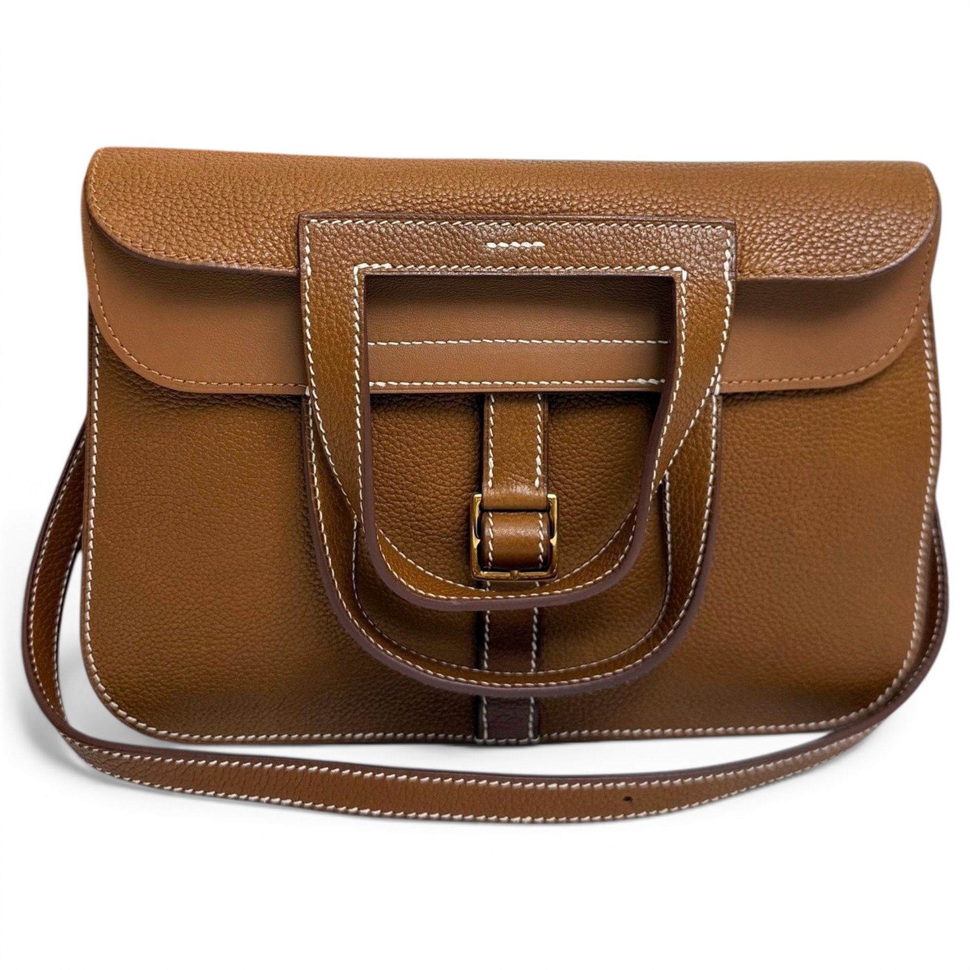 Halzan leather handbag