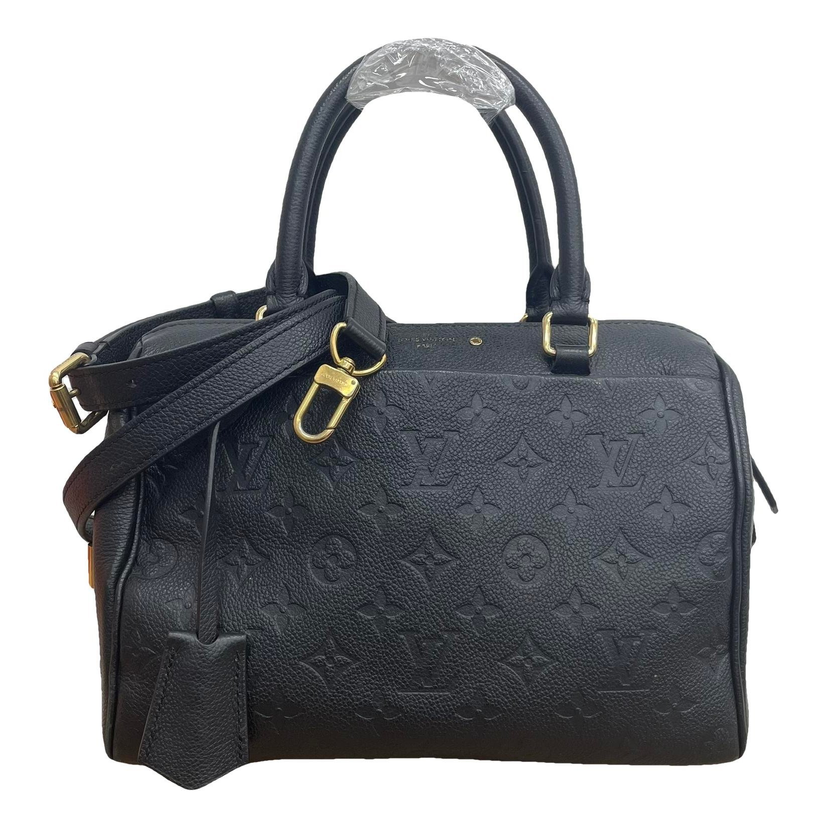 Speedy leather handbag