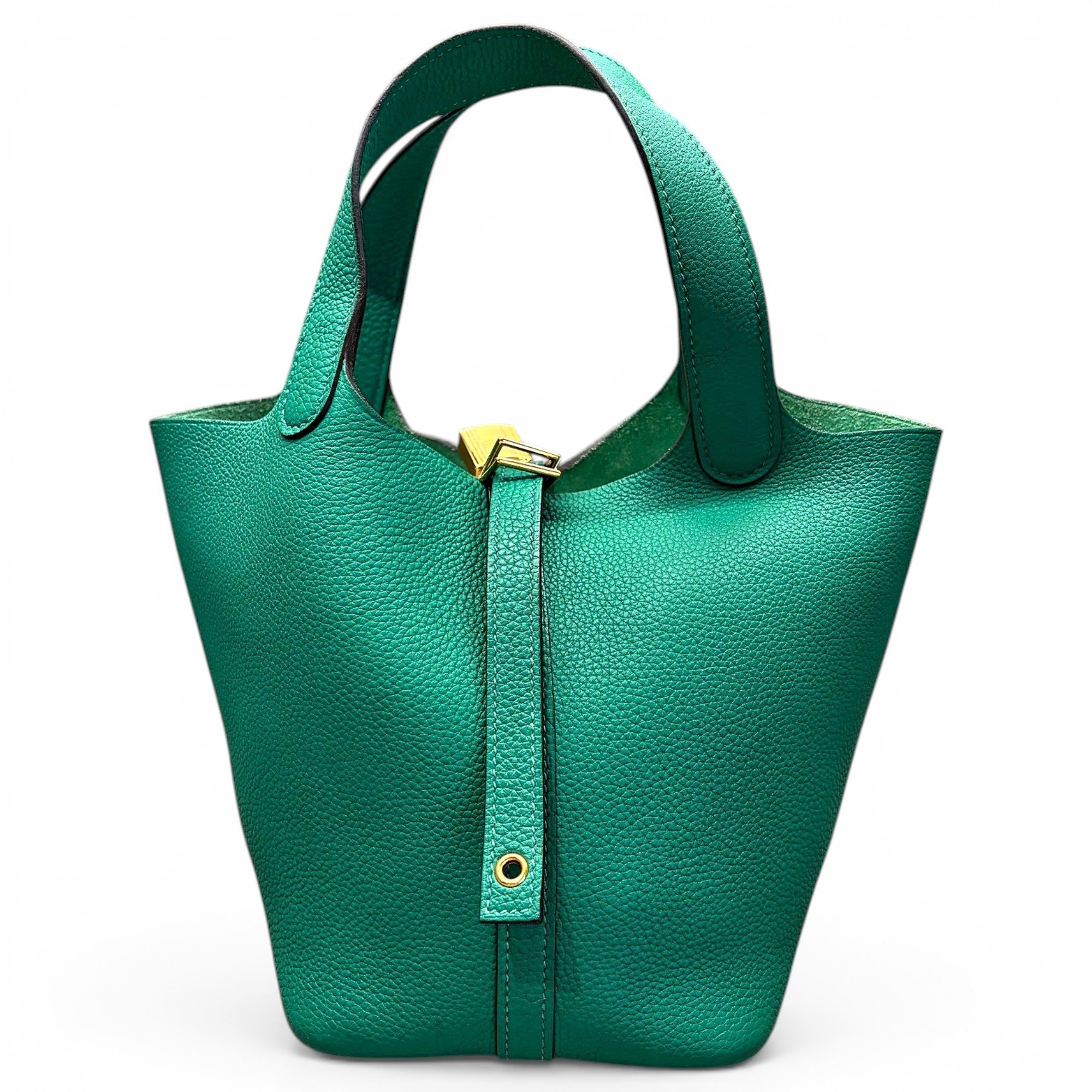 Picotin leather handbag
