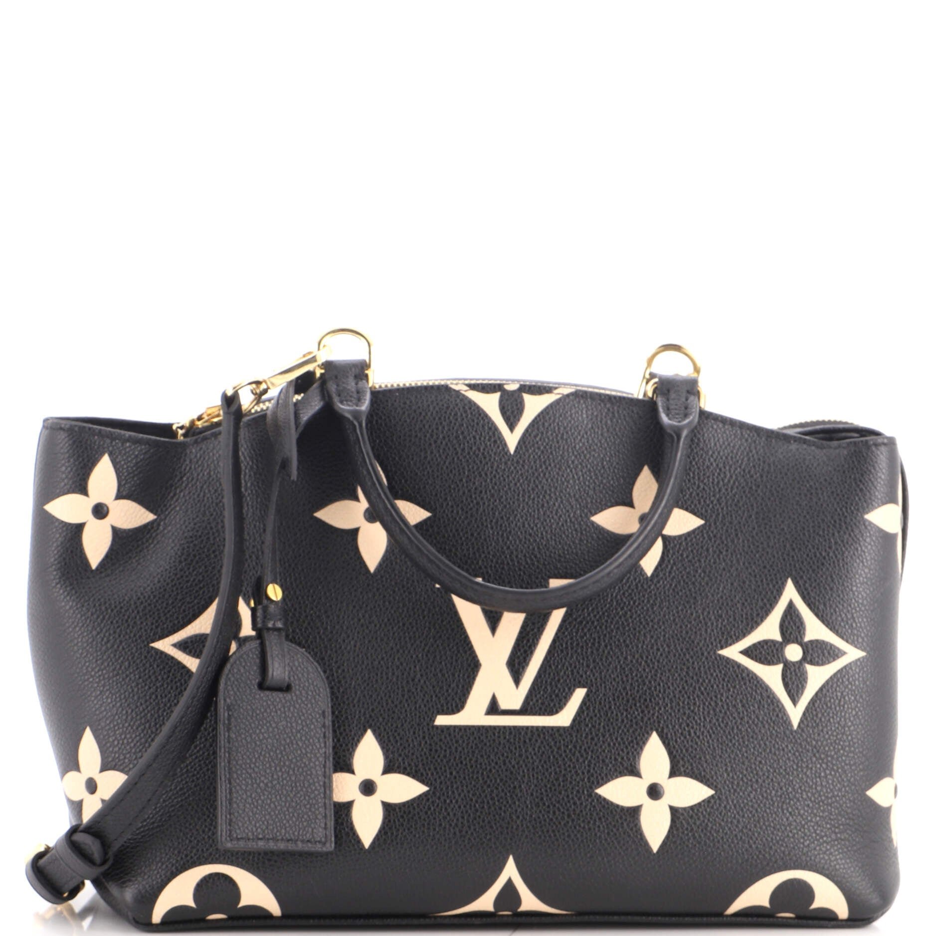 Petit Palais Handbag Bicolor Monogram Empreinte Giant