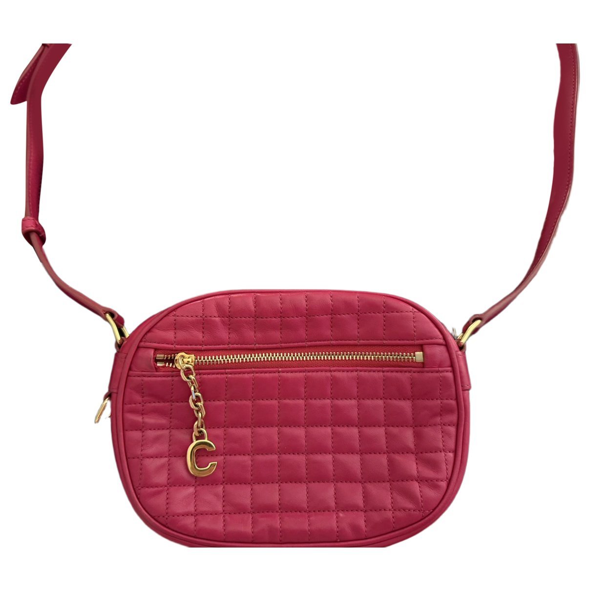 Charm leather crossbody bag