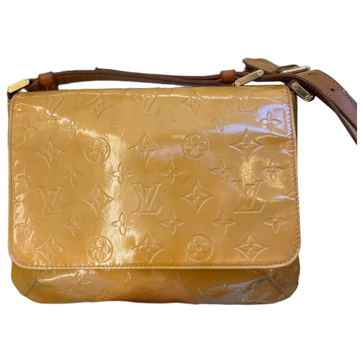 Thompson patent leather crossbody bag