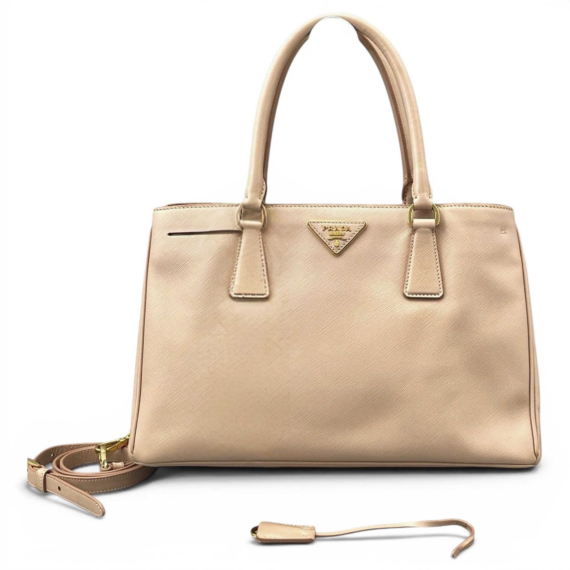 Galleria leather handbag