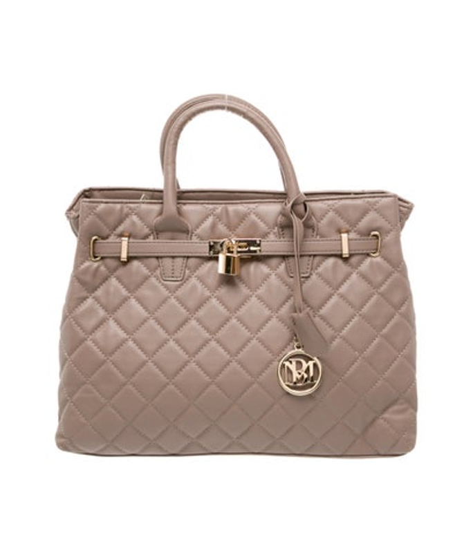 Badgley Mischka Mischka Vegan Leather Top Handle Bag