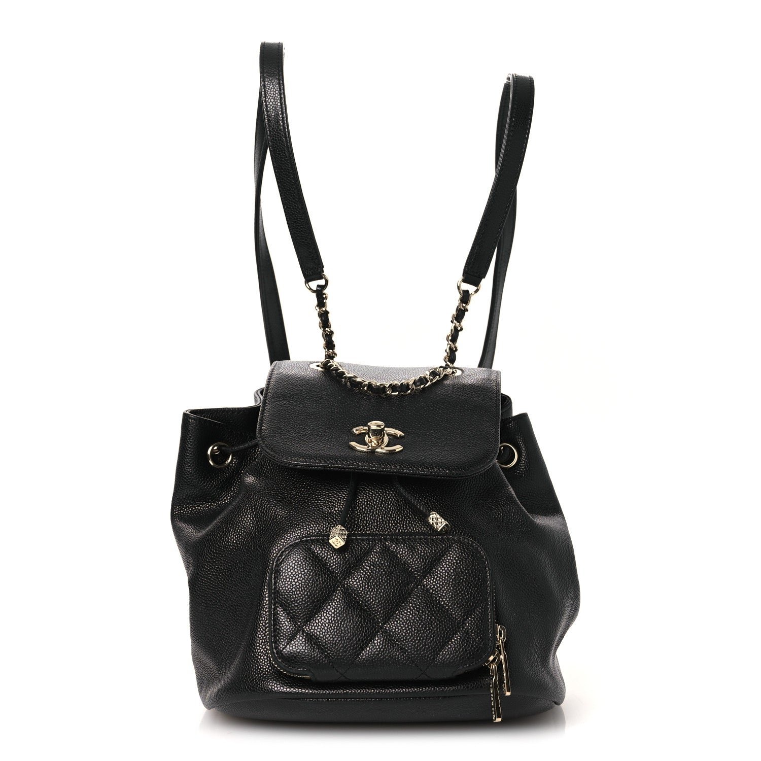 Chanel Caviar Quilted Mini Business Affinity Backpack Black