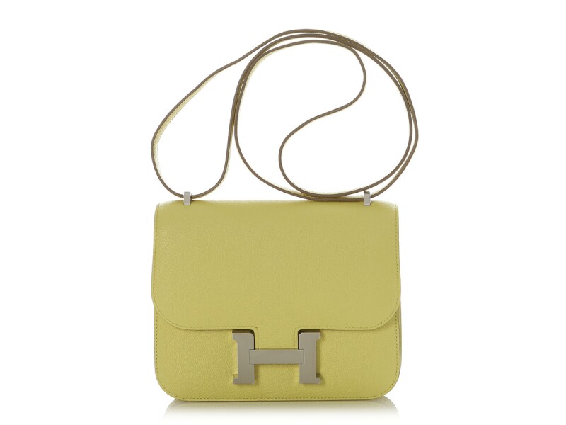 Limoncello Chèvre Mysore Mini Constance 18 Palladium Hardware, 2024
