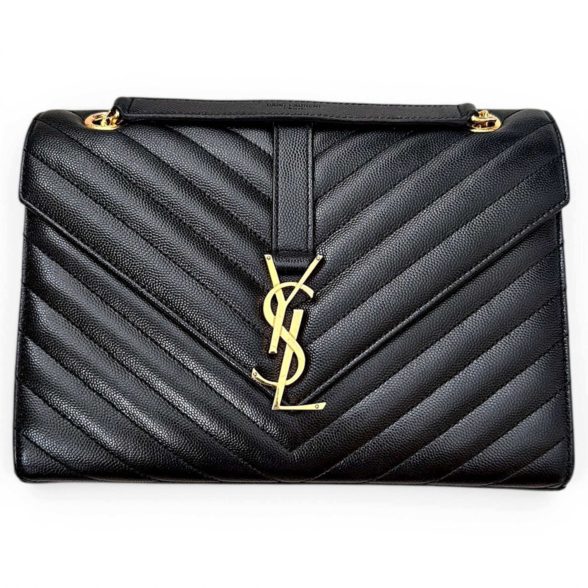 Satchel Monogramme leather handbag