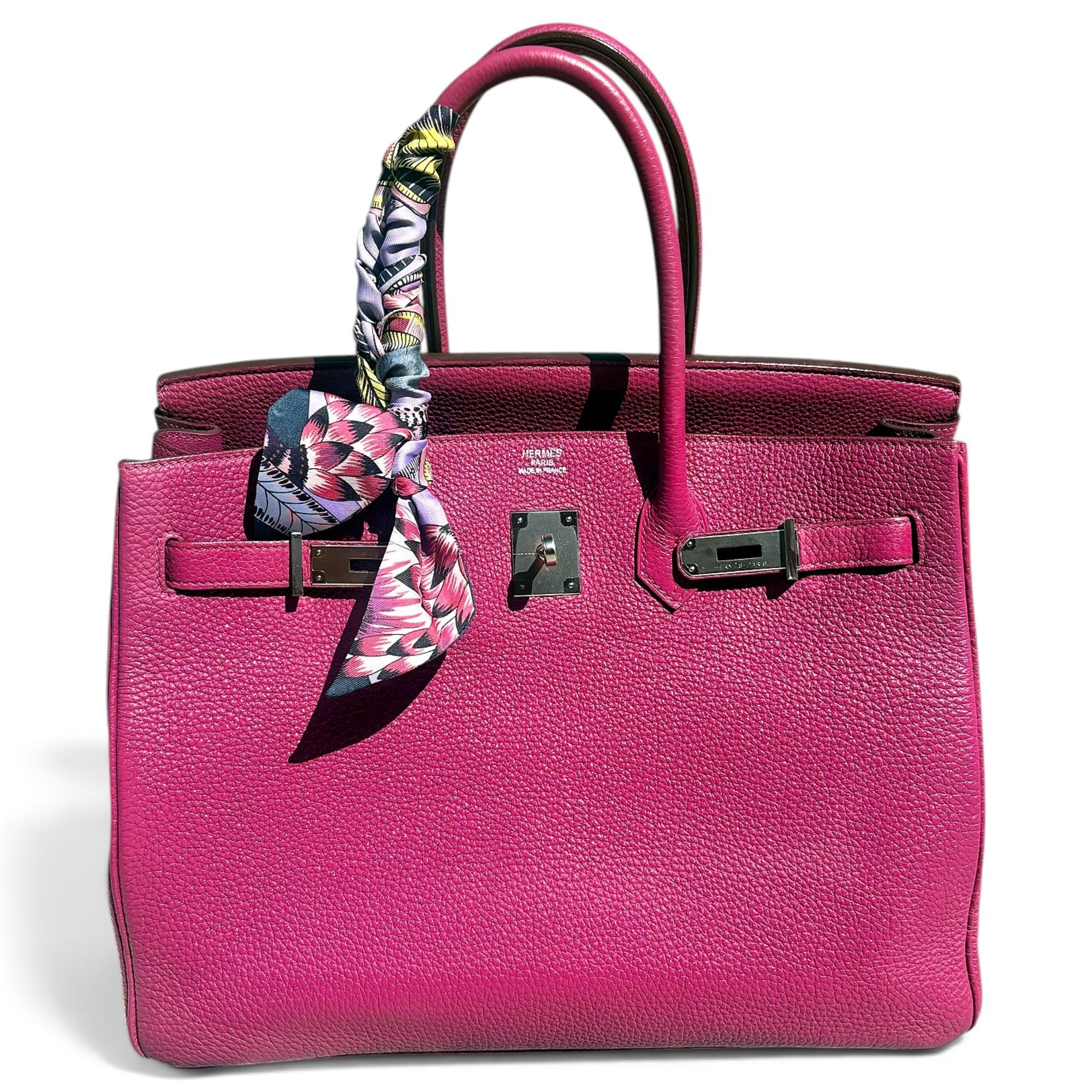 Birkin 35 leather handbag
