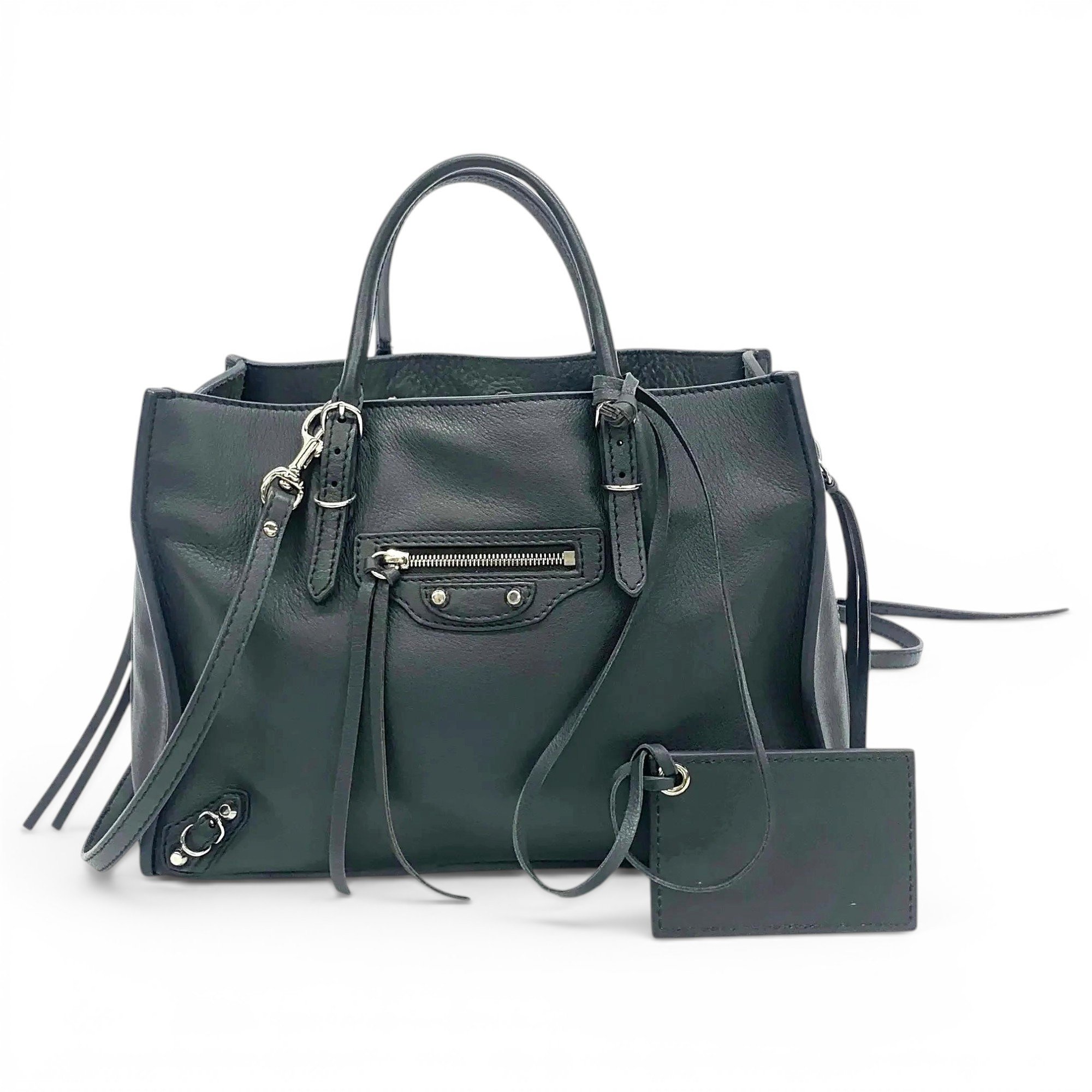 Papier leather tote